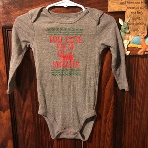 The baby Ugly Christmas Sweater